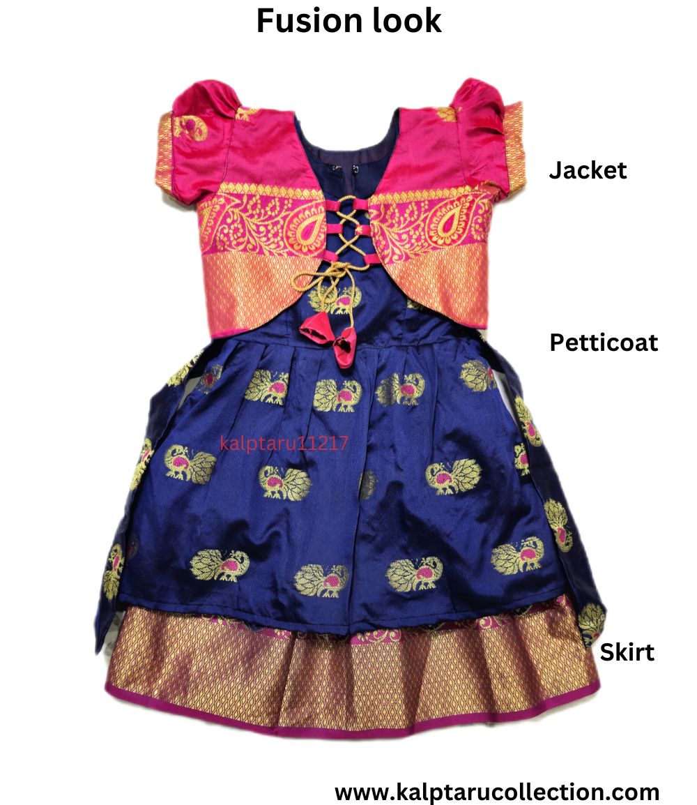Skirt Top Set for Girls|Traditional Diwali & Wedding Dress-Kalptaru11217