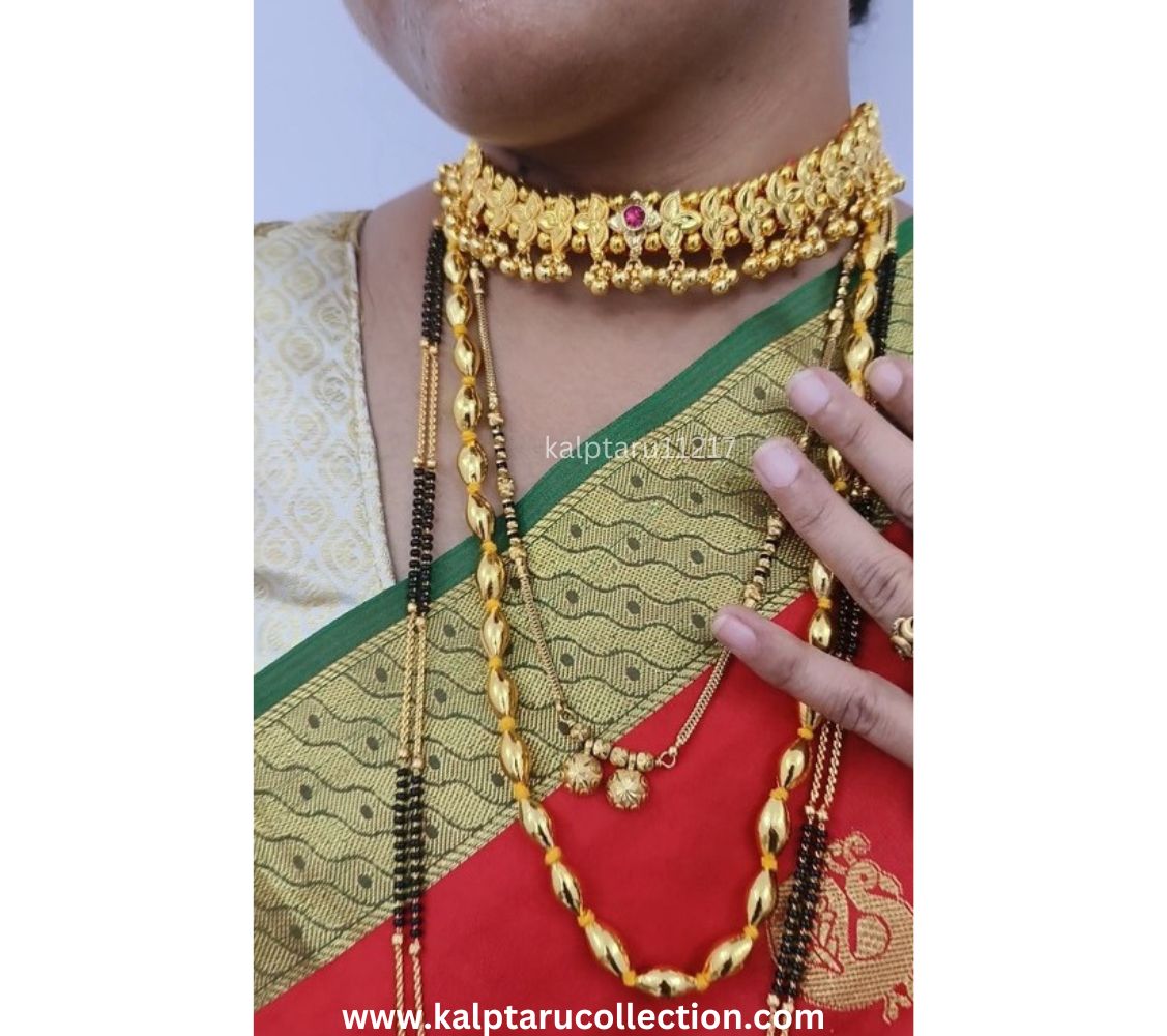 Thushi Necklace|Belpan Thushi & Belpan Vajratik–Kalptaru11217