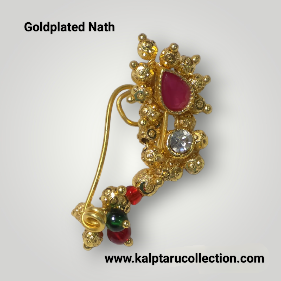 Goldplated Nath | Kalptaru Collection | kalptaru11217