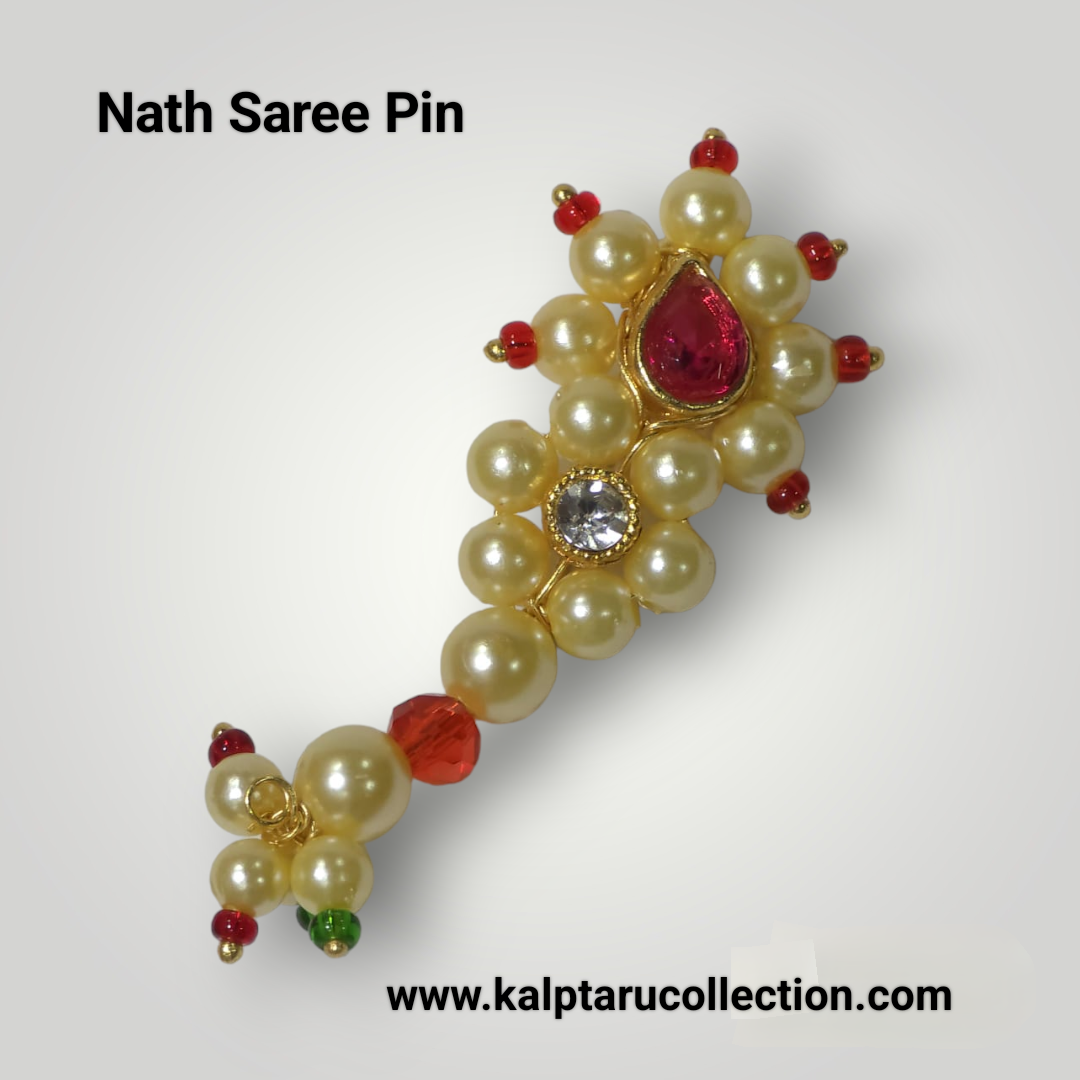 Pearl Nath Saree Pin | Kalptaru Collection | kalptaru11217