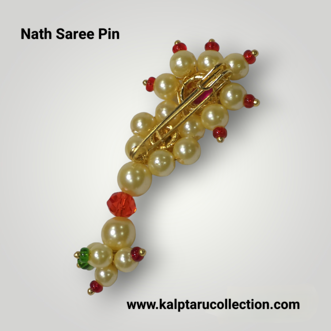 Pearl Nath Saree Pin | Kalptaru Collection | kalptaru11217