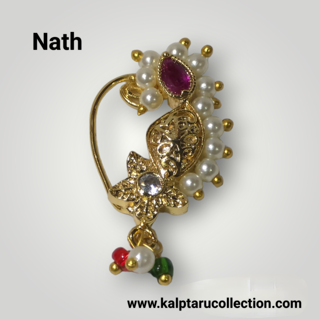 Goldplated Nath | Kalptaru Collection | kalptaru11217