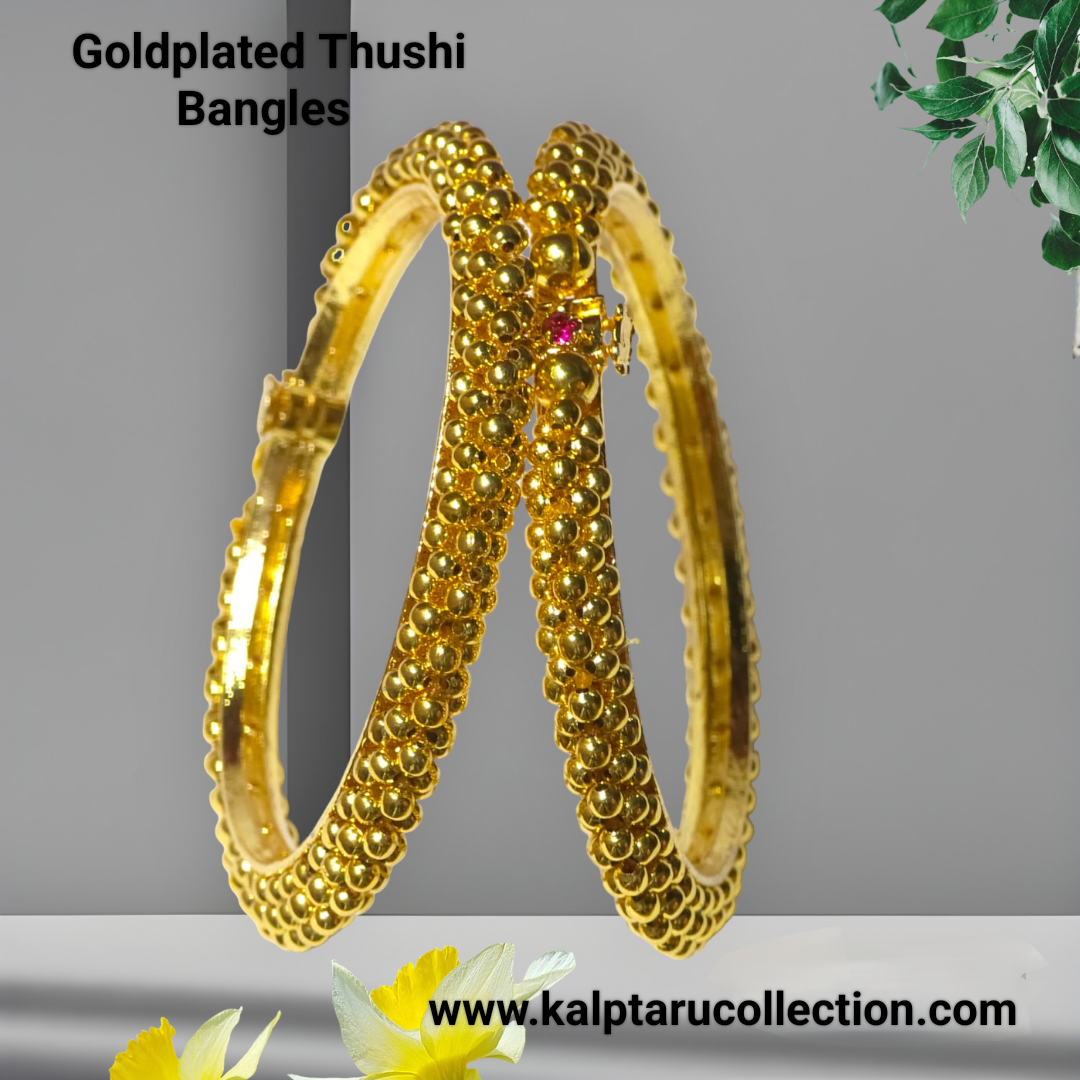 Elegant Maharashtrian thushi bangles for women – Kalptaru Collection