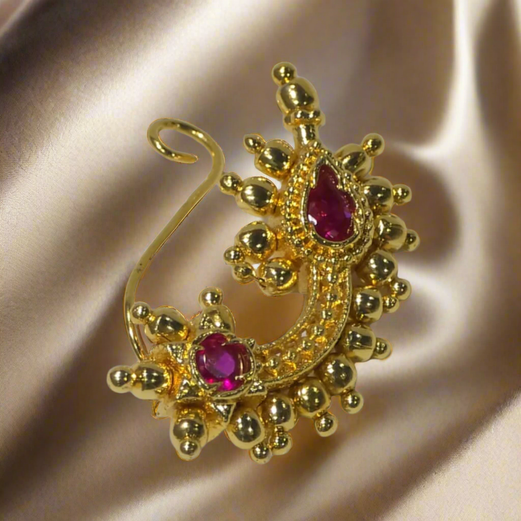 Goldplated Nath | Kalptaru Collection | kalptaru11217