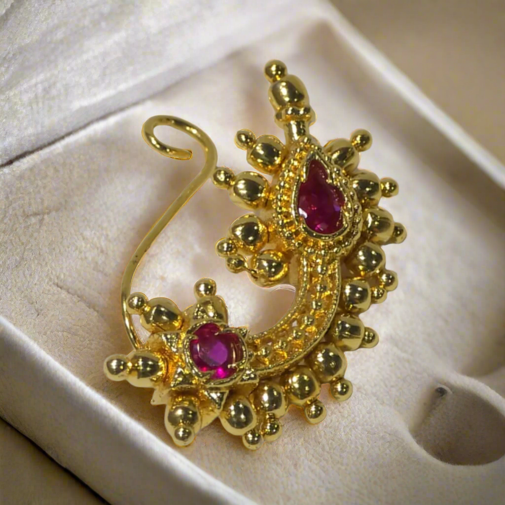 Goldplated Nath | Kalptaru Collection | kalptaru11217
