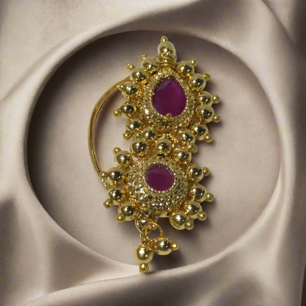Goldplated Nath | Kalptaru Collection | kalptaru11217