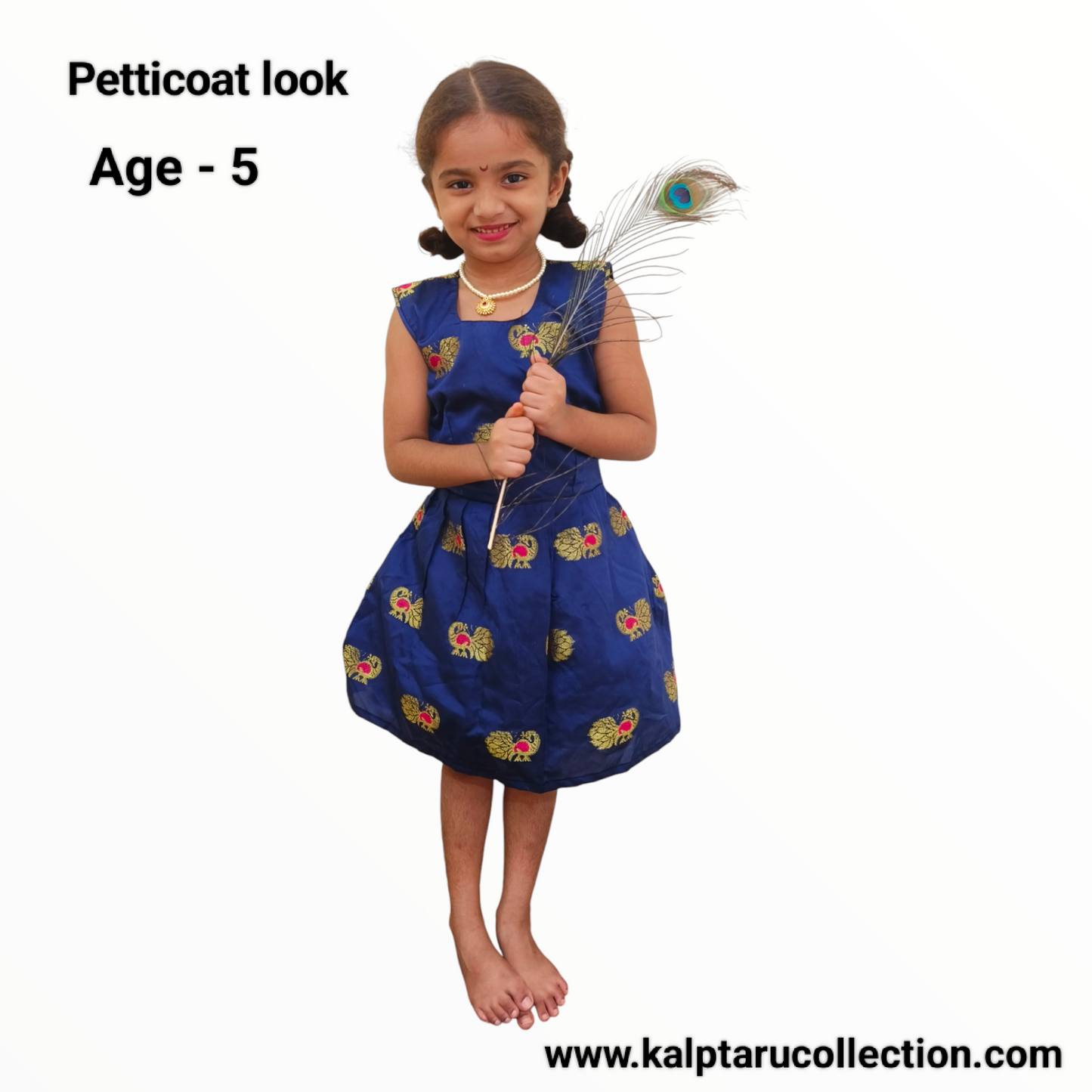 Skirt Top Set for Girls|Traditional Diwali & Wedding Dress-Kalptaru11217