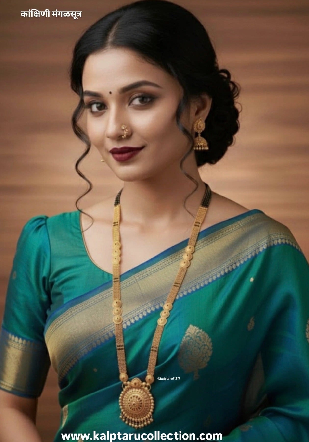 Designer long mangalsutra for women – Kalptaru Collection gold plated jewelry.