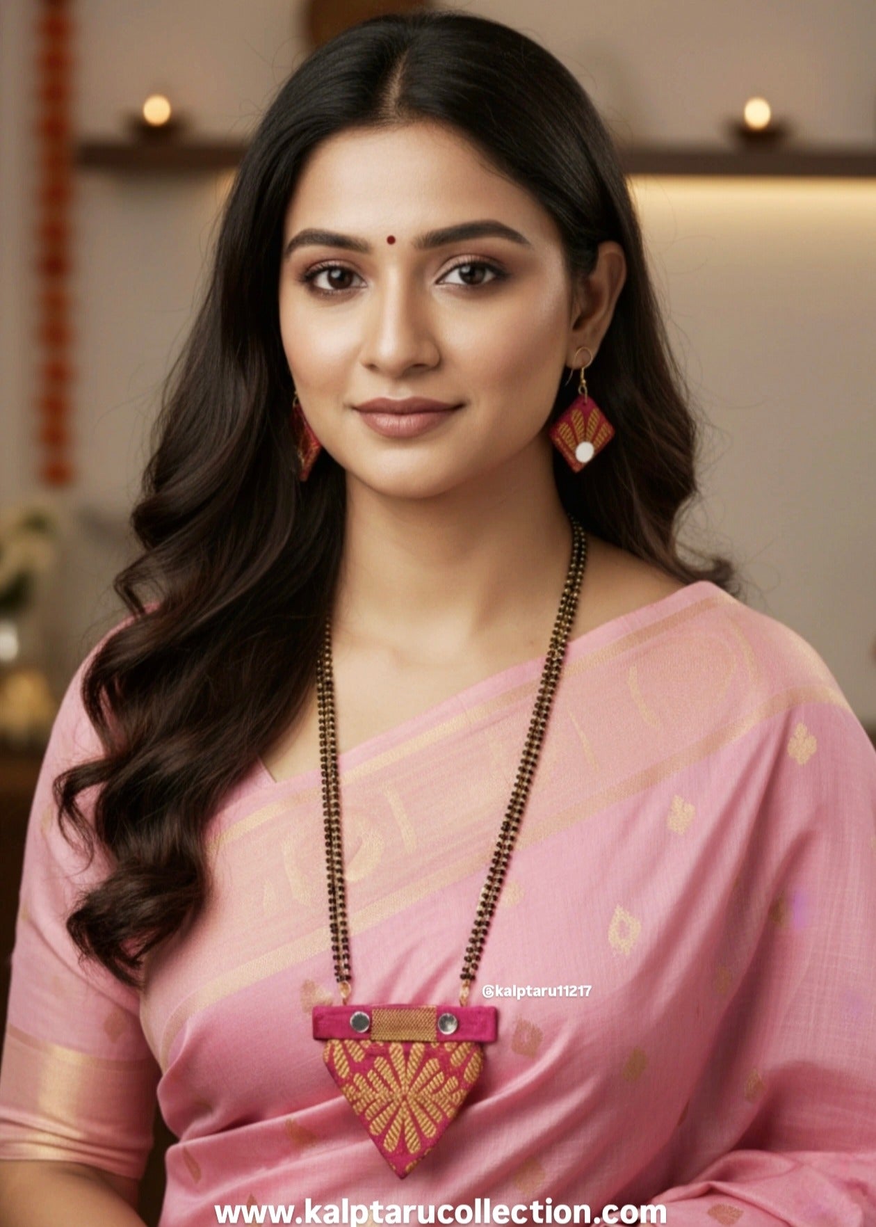 Handmade Fabric Mangalsutra for women at Kalptaru Collection