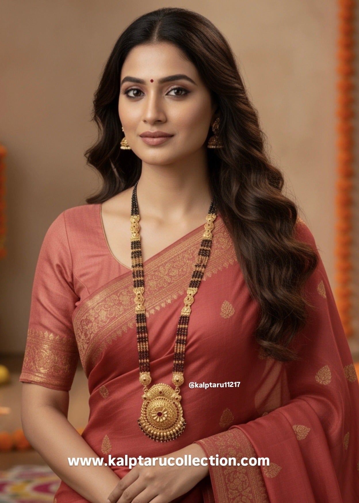 1gram goldplated Damini mangalsutra
