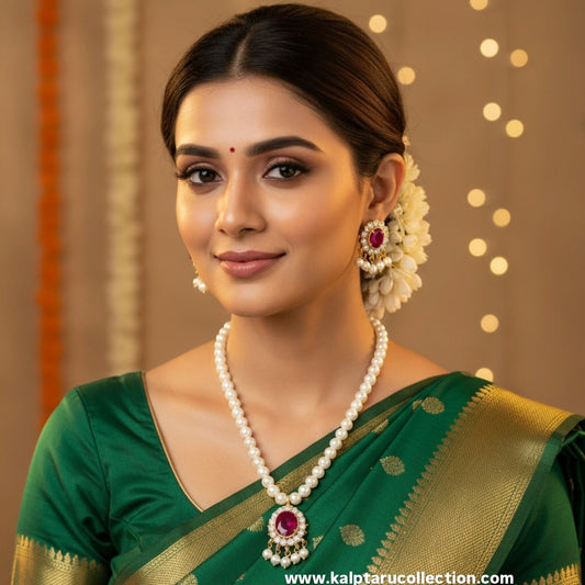 Moti-Pearl mala for women-girls at kalptaru collection