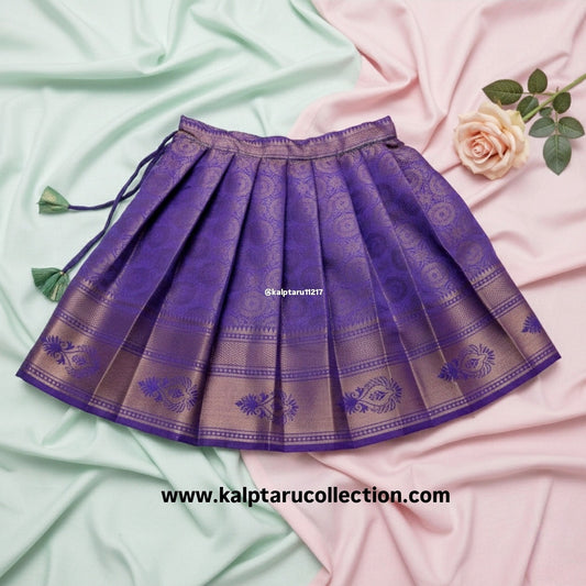 Traditional kids silk lehenga choli perfect for functions and festivals | Kalptaru Collection
