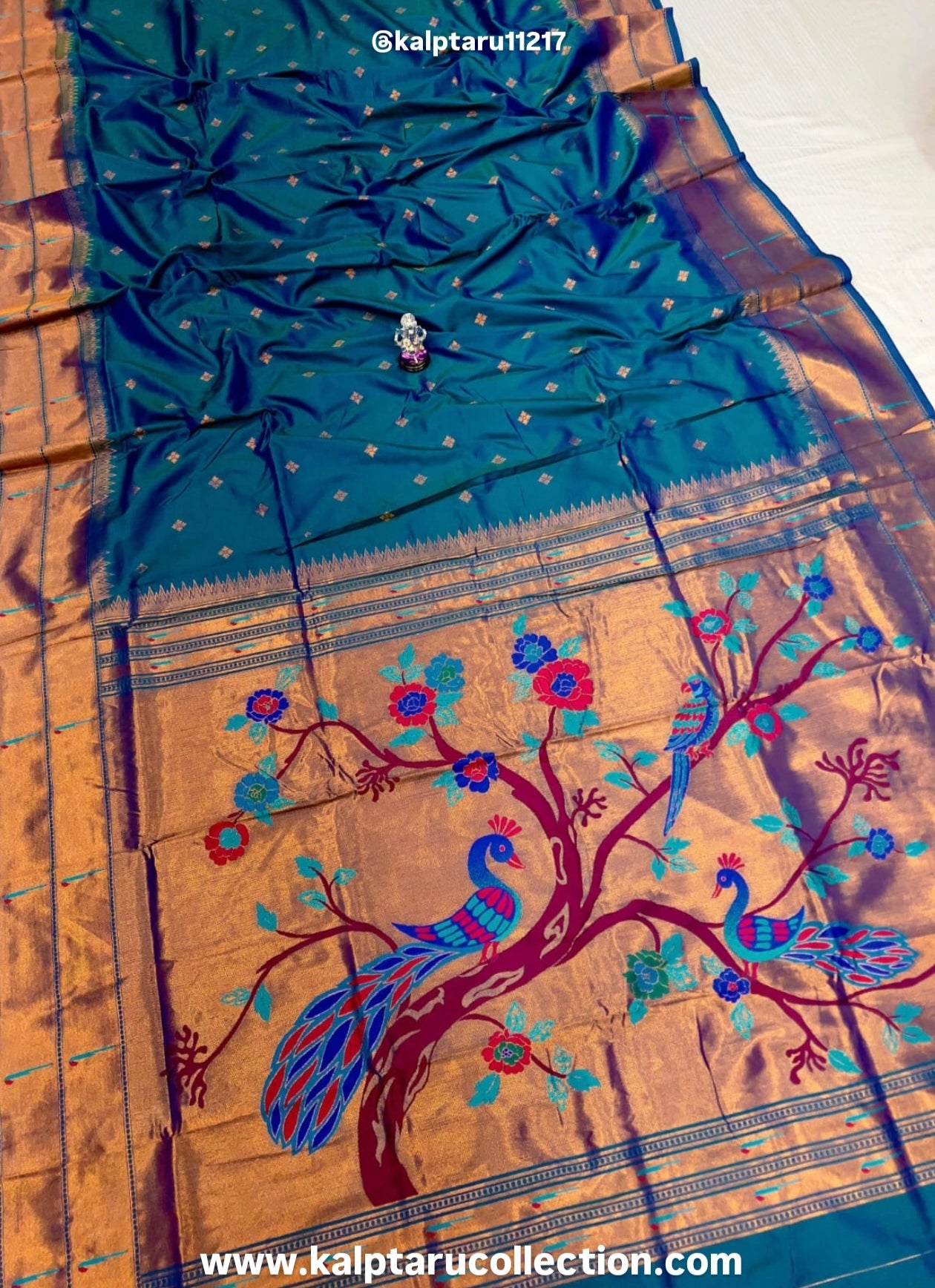 Chhavi Peacock Paithani