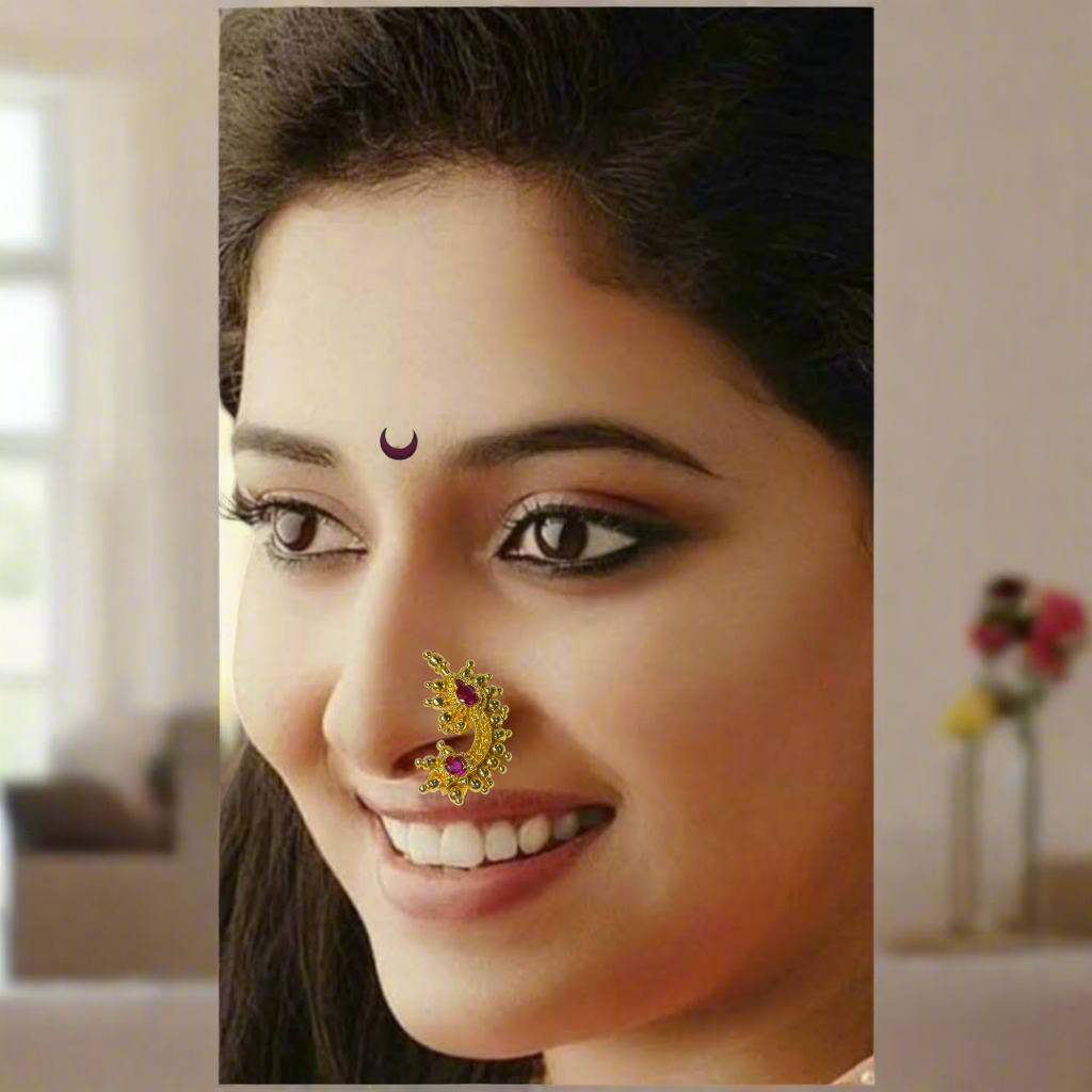 Goldplated Nath | Kalptaru Collection | kalptaru11217