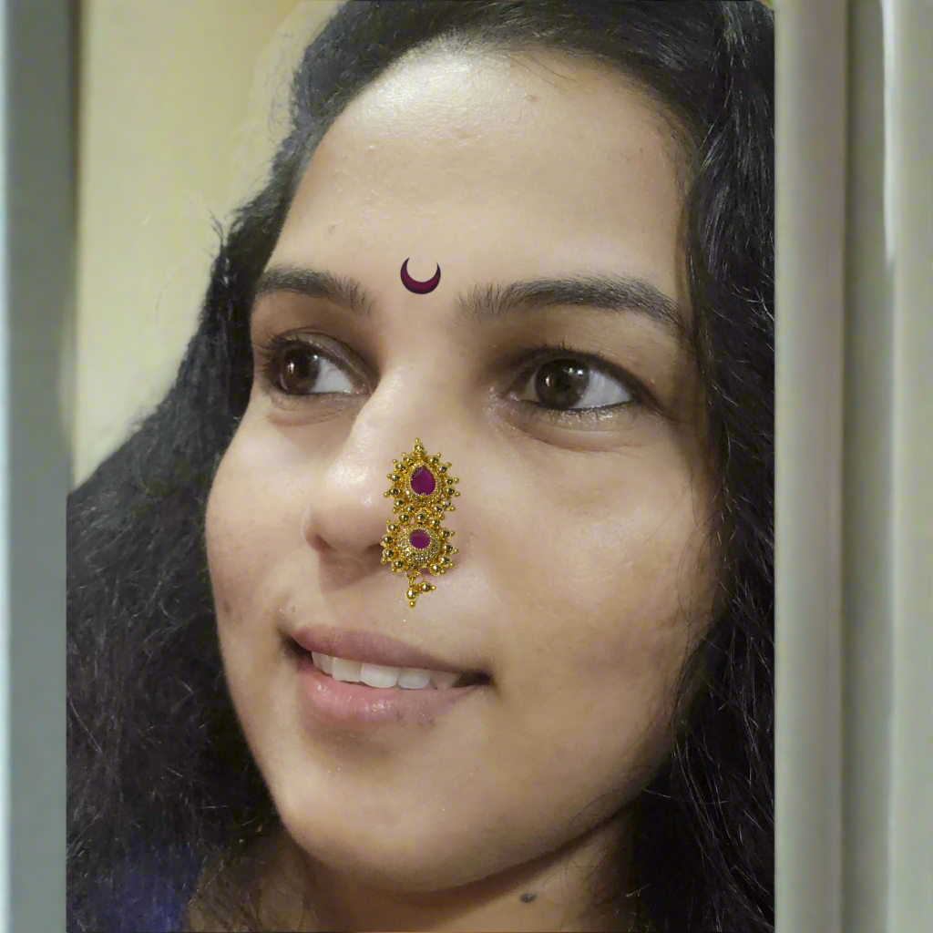 Goldplated Nath | Kalptaru Collection | kalptaru11217