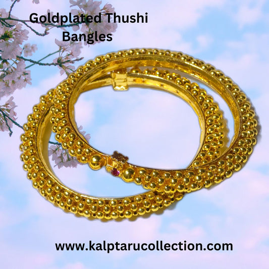Traditional thushi bangles design for festive wear – Kalptaru Collection