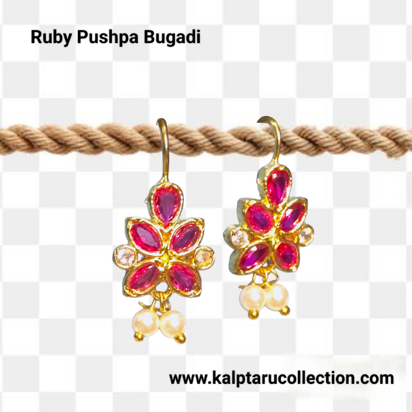 Ruby Pushpa Bugadi | Kalptaru Collection | kalptaru11217