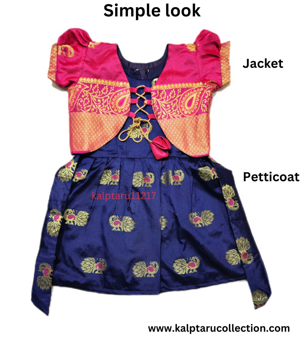 Skirt Top Set for Girls|Traditional Diwali & Wedding Dress-Kalptaru11217