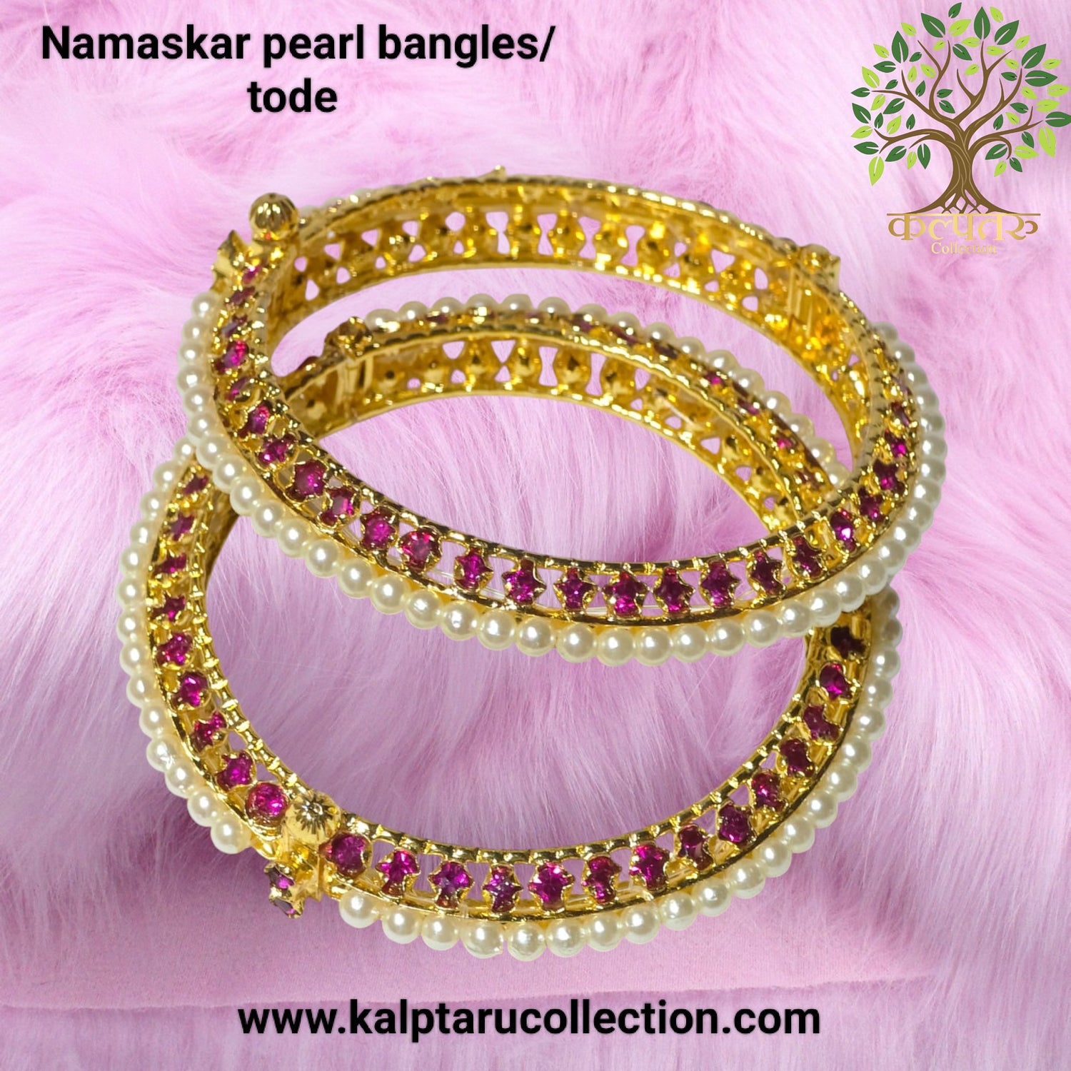 Traditional Maharashtrian Tode Bangles-Premium Goldplated Bangles for Women–Kalptaru Collection