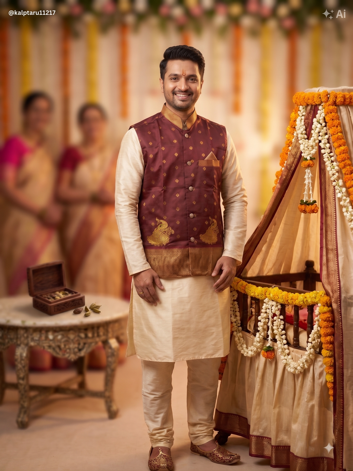 Paithani Family Combo Set