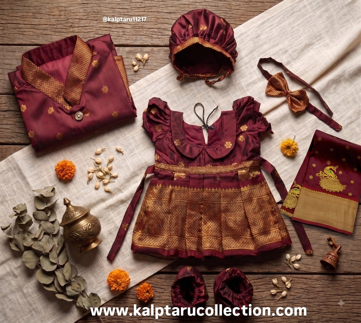 Paithani Family Combo Set
