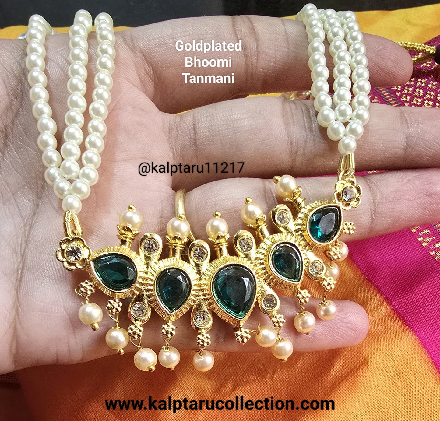 1gm goldplated bhoomi tanmani set|Tanmani|Tanmani|Tanmani set|Tanmani jewellery|Tanmani haar|Tanmani mangalsutra|Tanmani design|Tanmani choker|Tanmani necklace set|tanmani jewellery set|pearl tanmani set|tanmani set online|kalptaru11217
