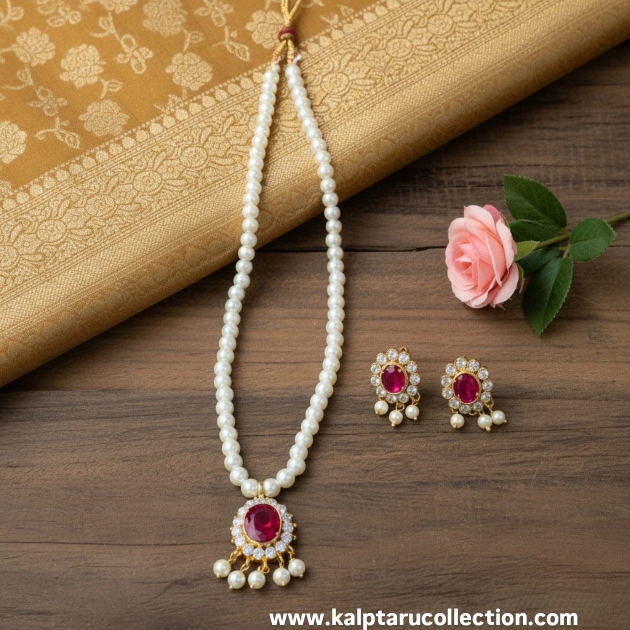 Pearl mala for women-girls | Moti Mala for girls-woman at kalptaru collection