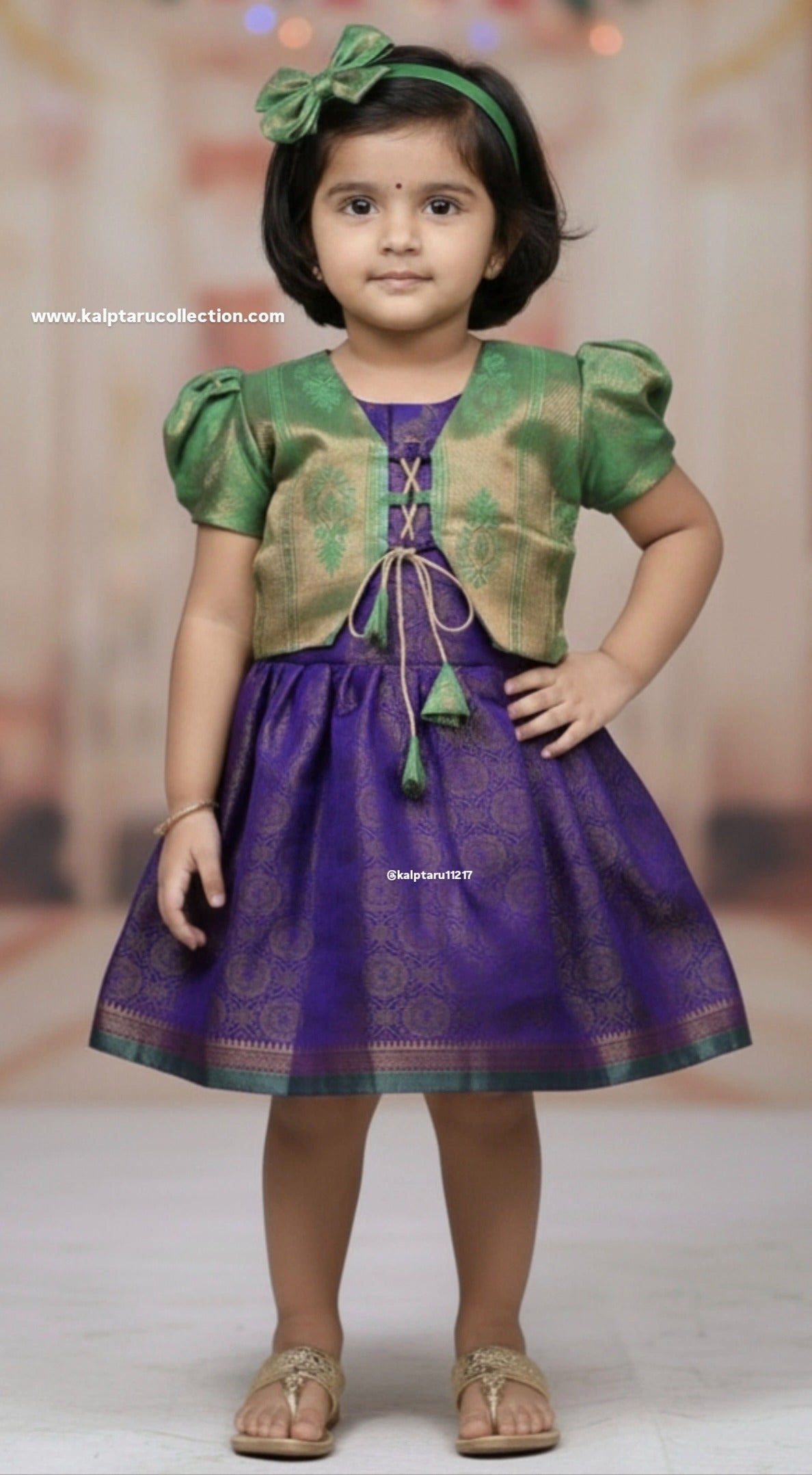 Kalptaru Collection kids ethnic wear purple lehenga choli for weddings