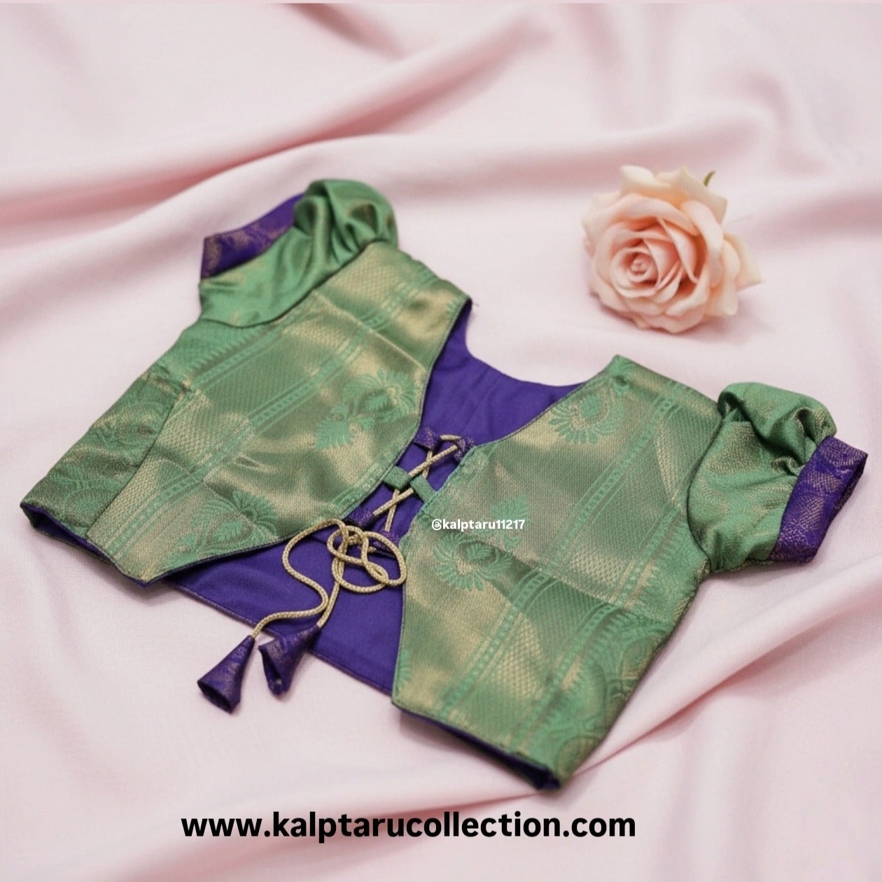 Kalptaru Collection girls parkar polka style purple skirt top for celebrations