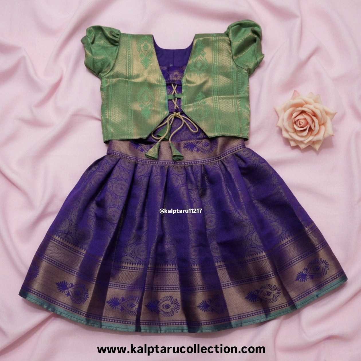 Beautiful traditional skirt top outfit for girls’ special occasions | Kalptaru Collection