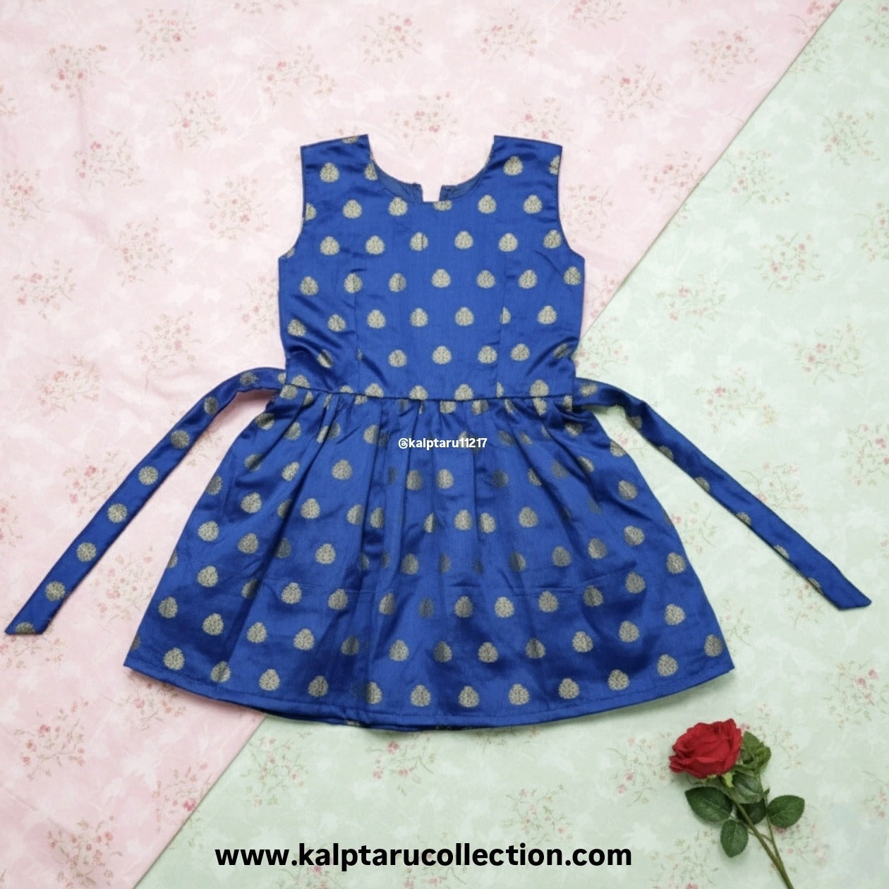 Kalptaru Collection ethnic parkar polka dress for girls function wear