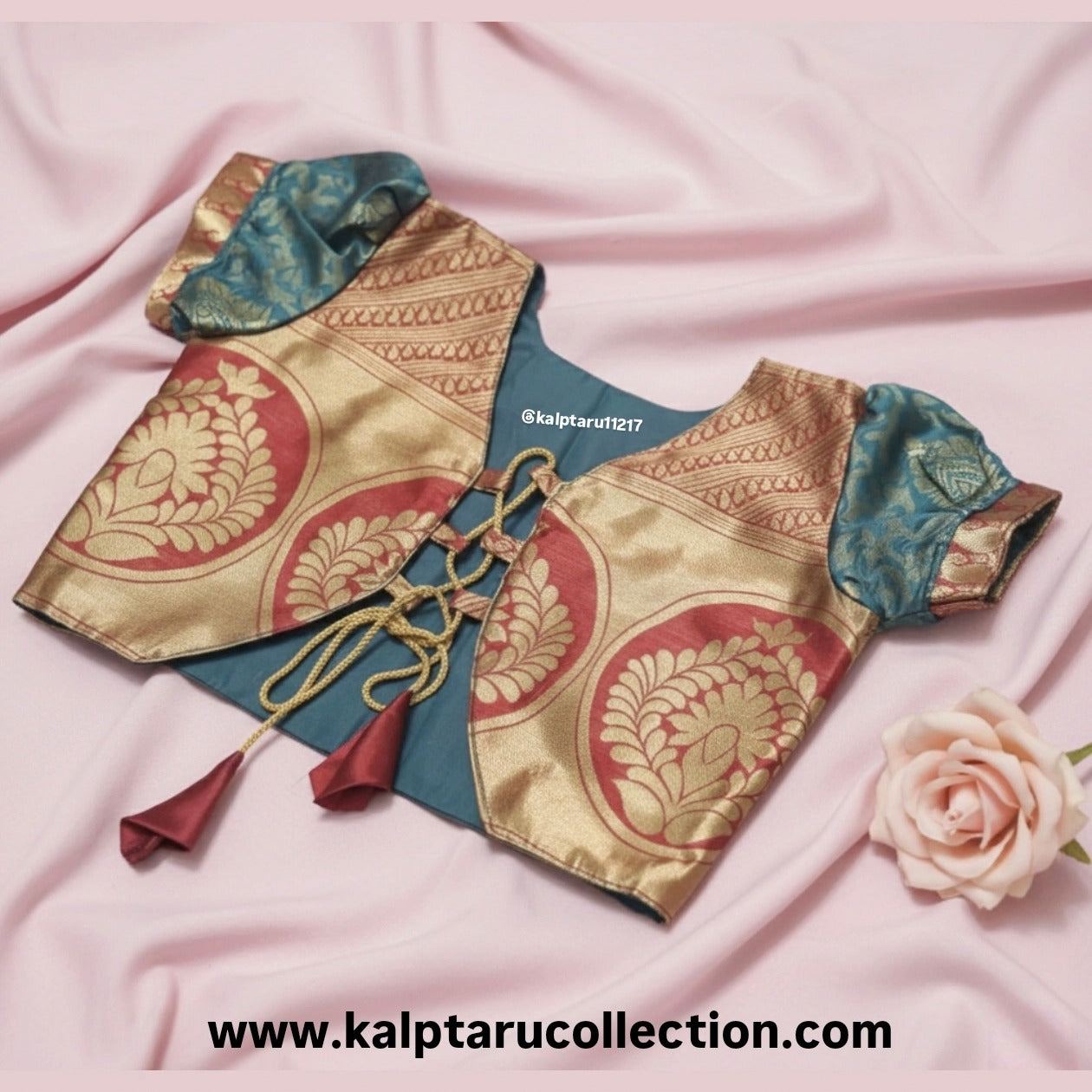 Kalptaru Collection parkar polka dress for baby girl wedding outfit