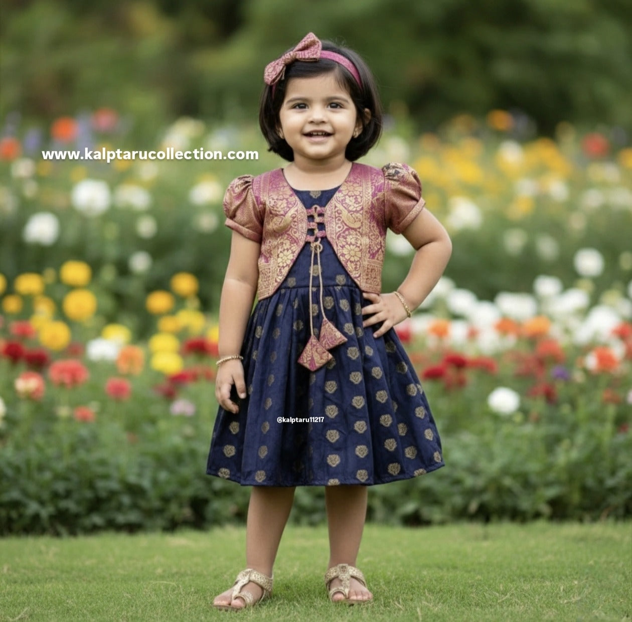 Girls traditional skirt top outfit for ceremony age 4 Kalptaru Collection