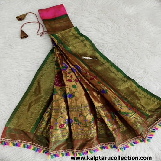 Festive gudhi padwa vastra-saree paithani online Kalptaru Collection