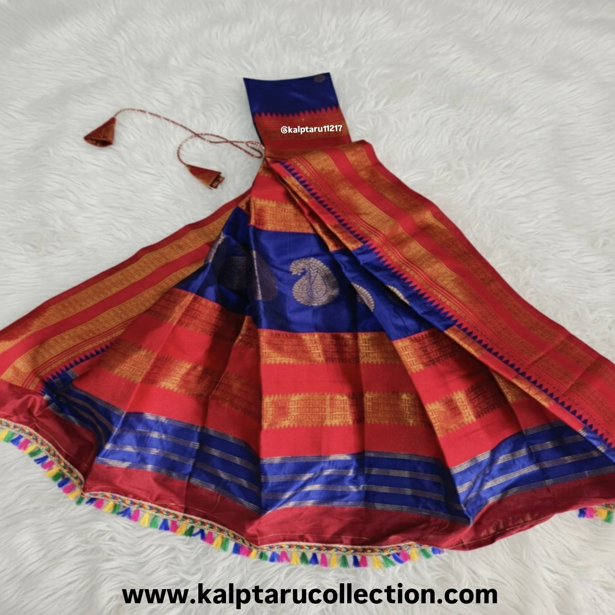 Traditional Maharashtrian gudhi vastra saree online India by Kalptaru Collection