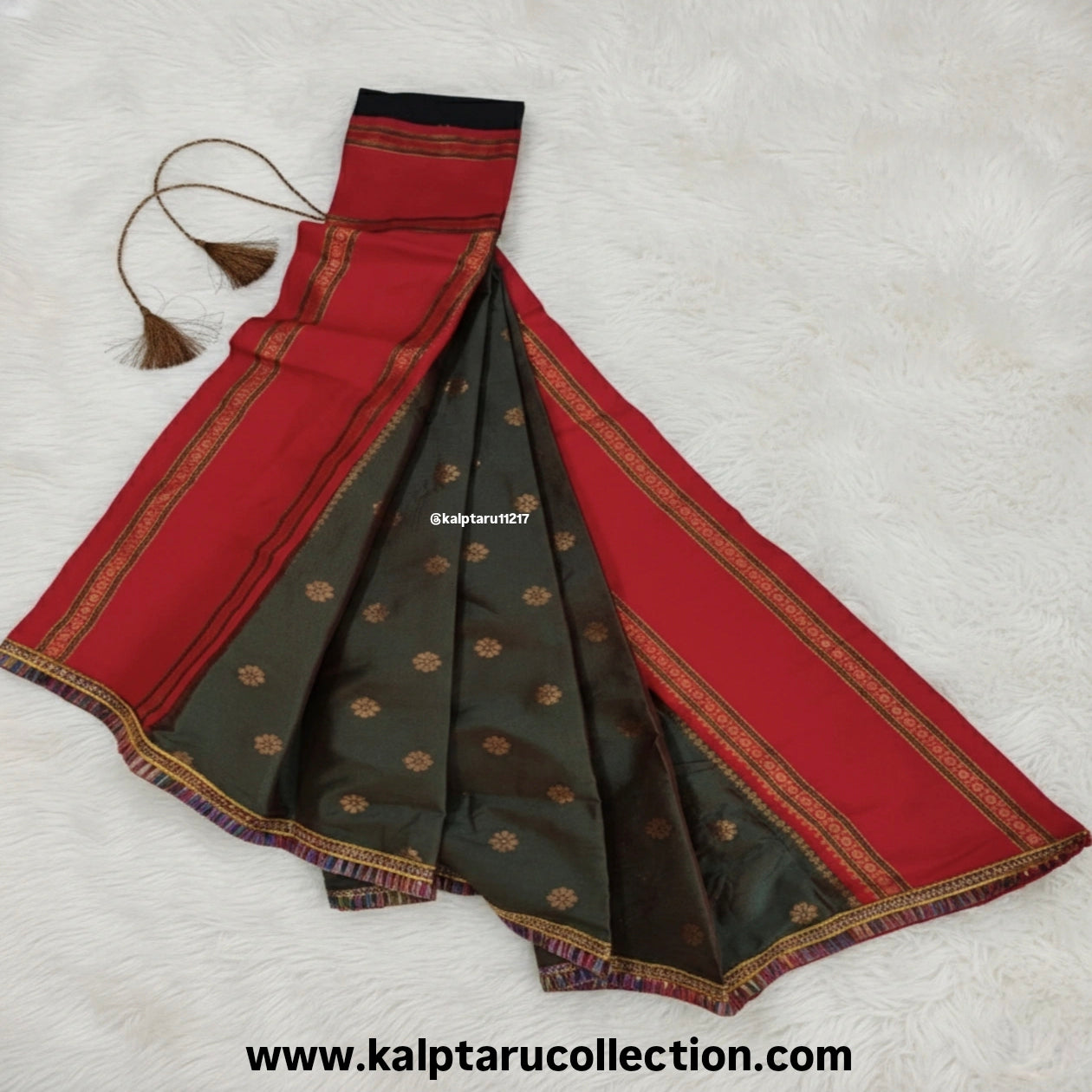 Maharashtrian traditional mastani gudhi vastra online for gudhi padwa at affordable price by Kalptaru Collection