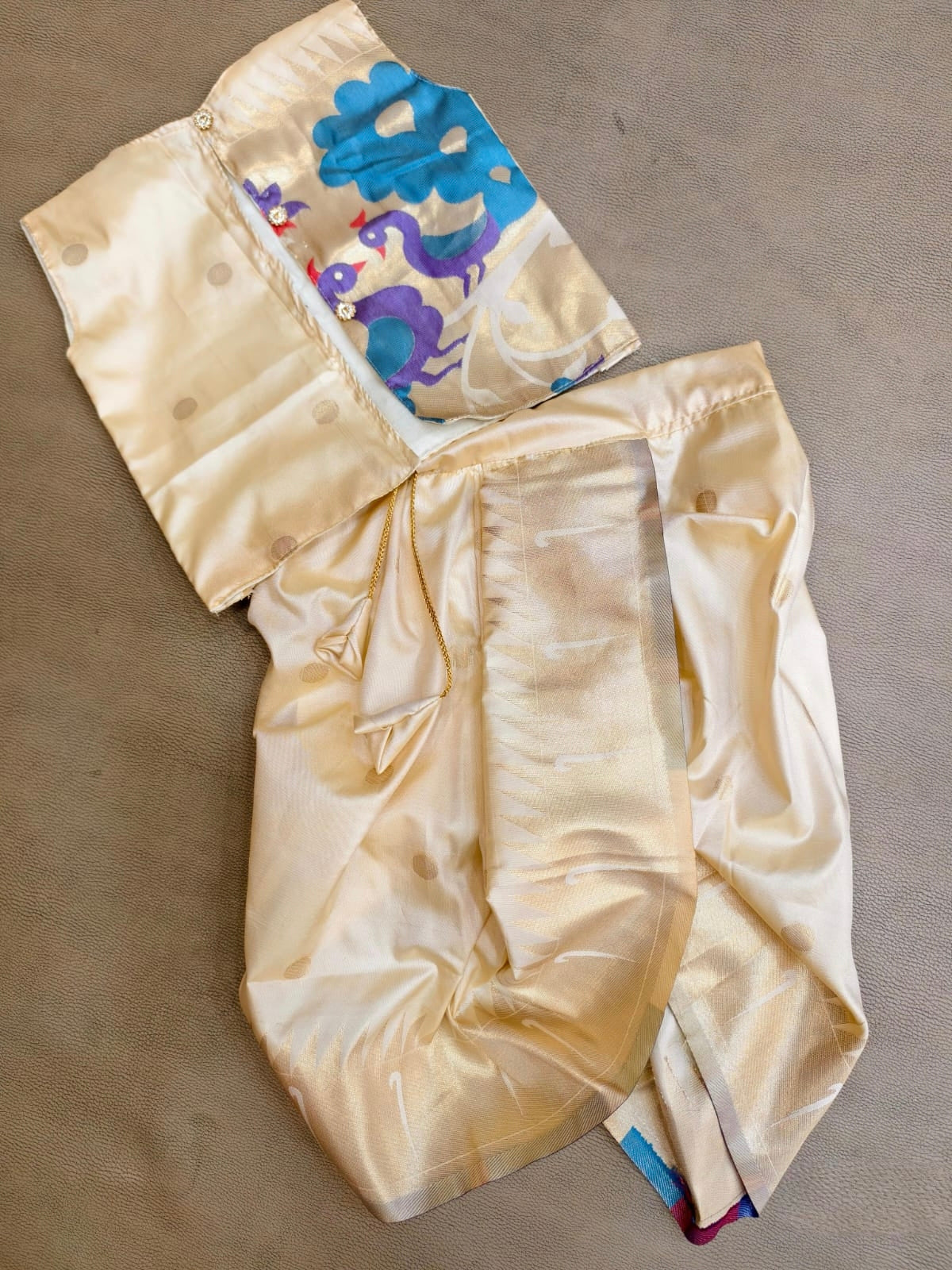 baby boy jacket dhoti father jacket combo paithani dress set Kalptaru Collection
