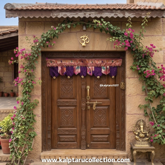 purple-paithani-door-toran-bandhanwar-Kalptaru Collection