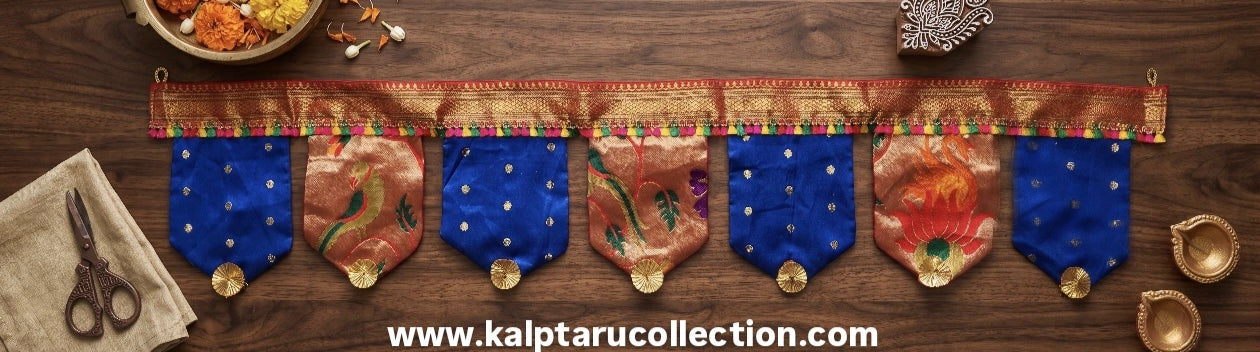 paithani door toran online affordable for festival-diwali-gudhi padwa-Kalptaru Collection