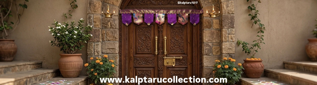 Traditional purple paithani door toran online affordable Kalptaru Collection