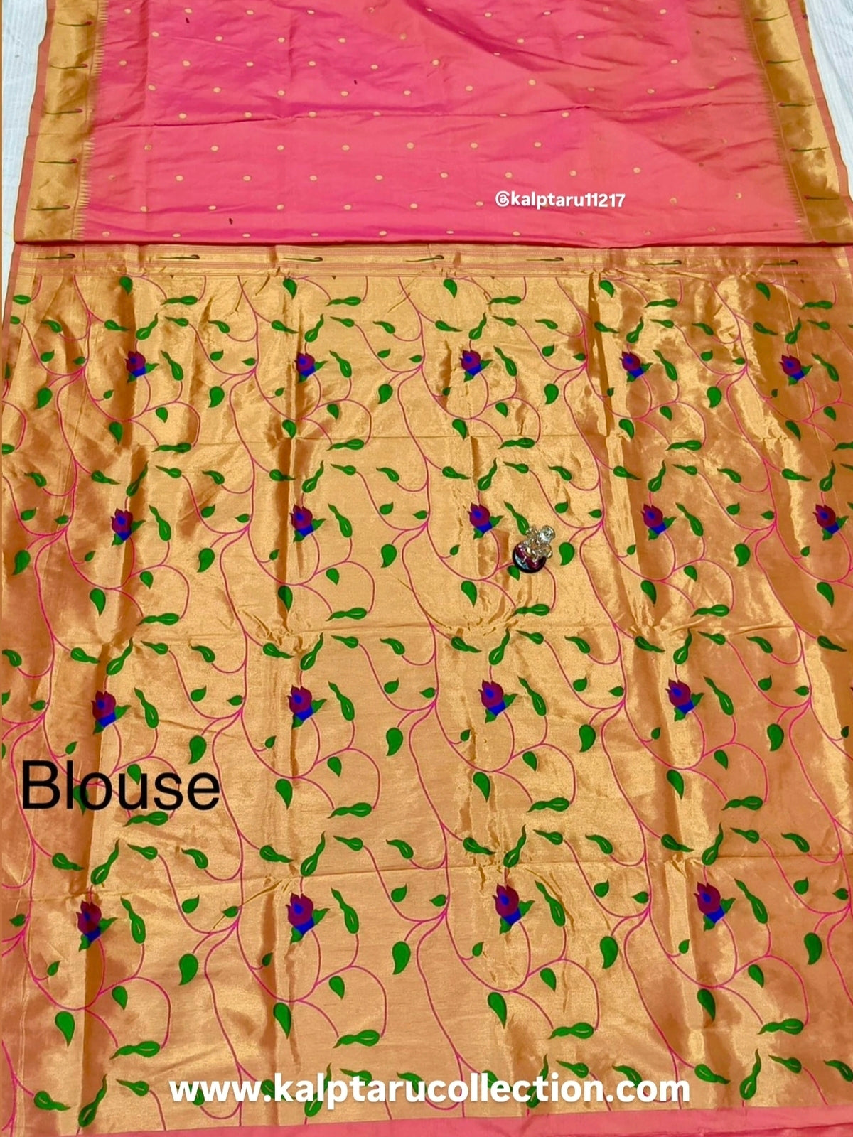 Paithani semi silk family combo online at affordable price at Kalptaru Collection