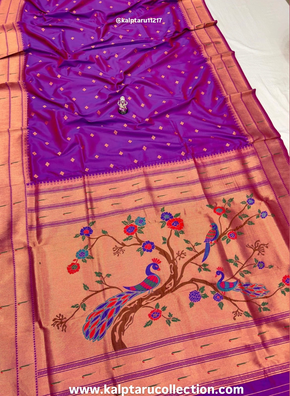 Chhavi Peacock Paithani