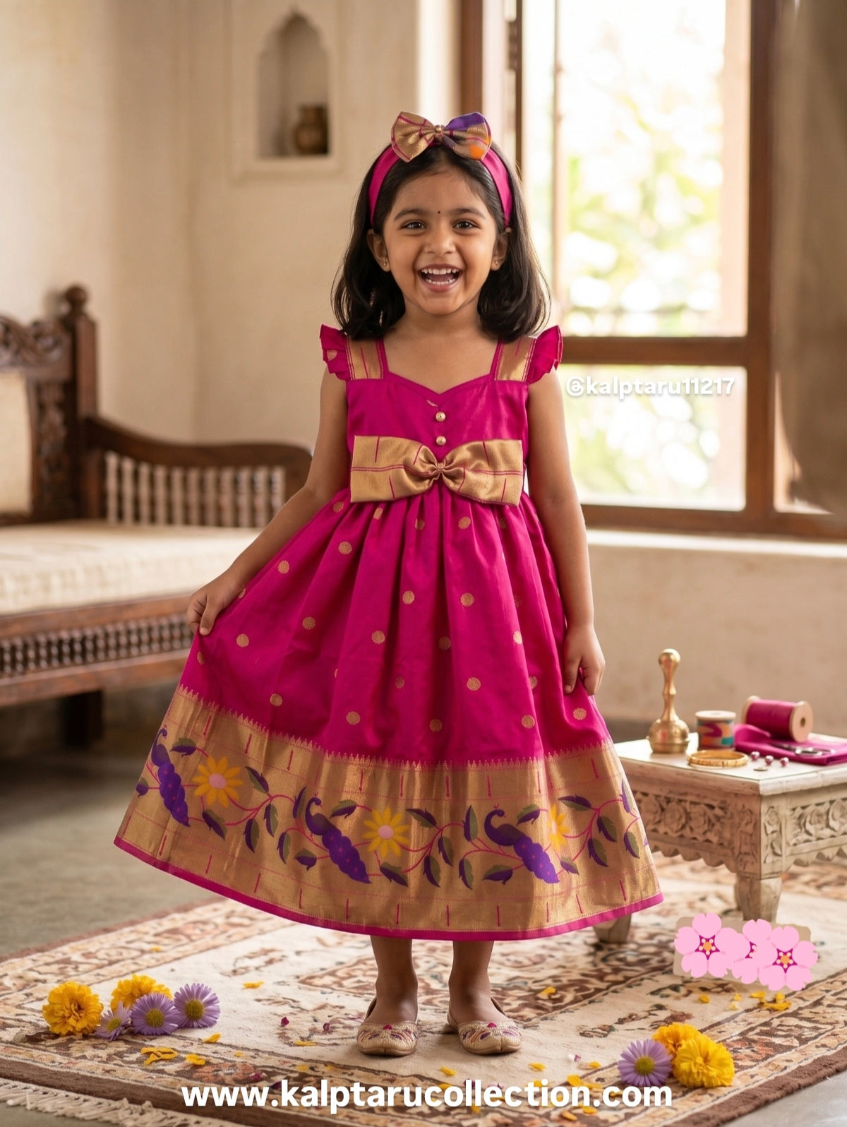Paithani Family Combo Set