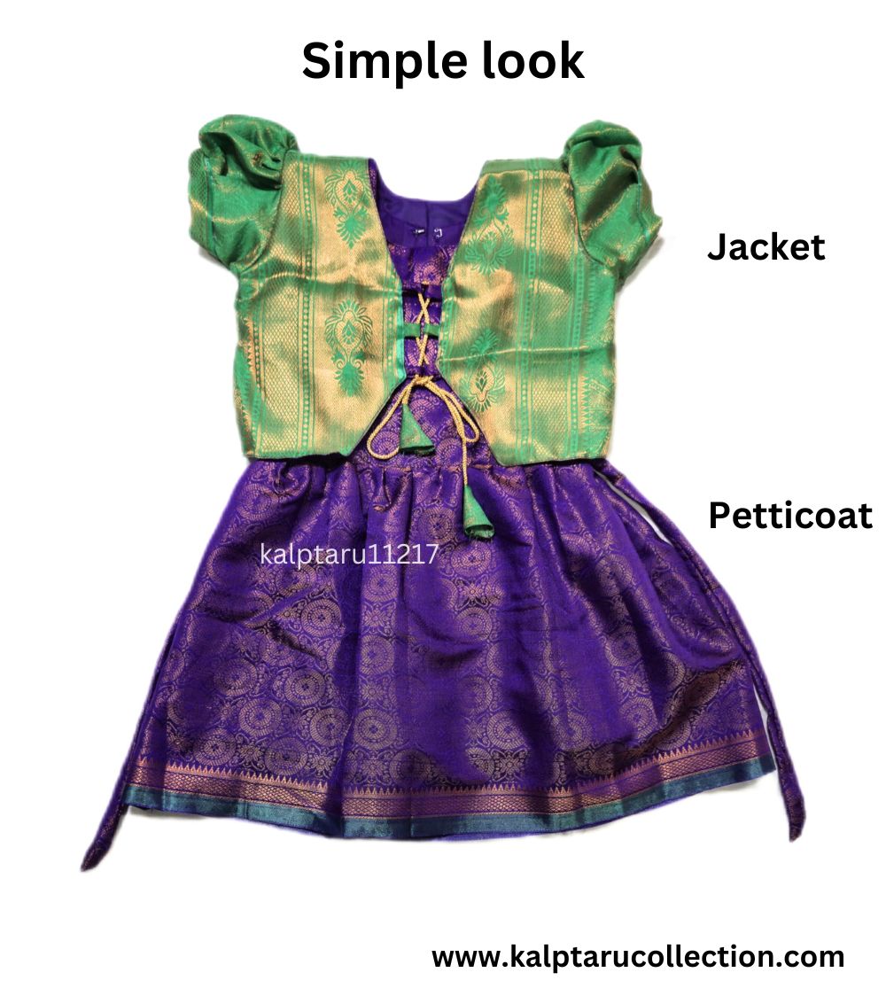 Skirt Top Set for Kids | Traditional Dress for Girls - Kalptaru11217