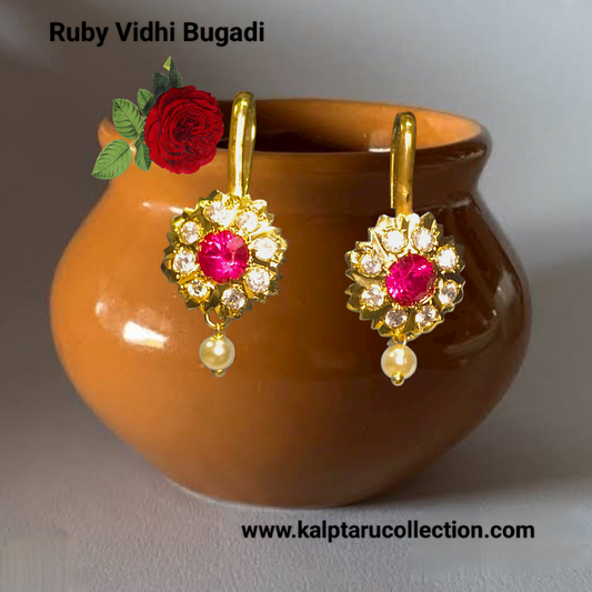 Ruby Vidhi Bugadi | Kalptaru Collection| kalptaru11217