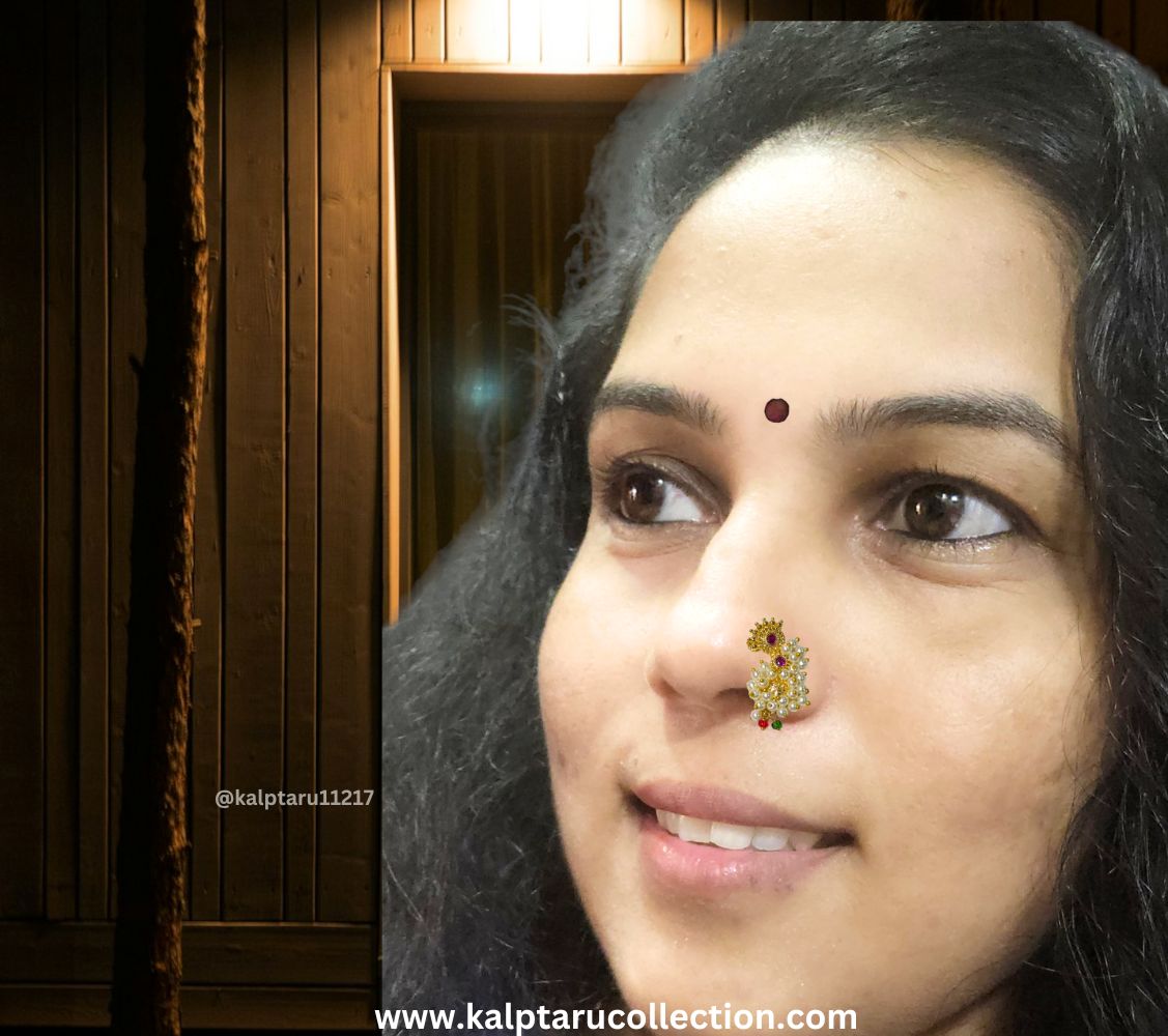 Goldplated Pearl Nath