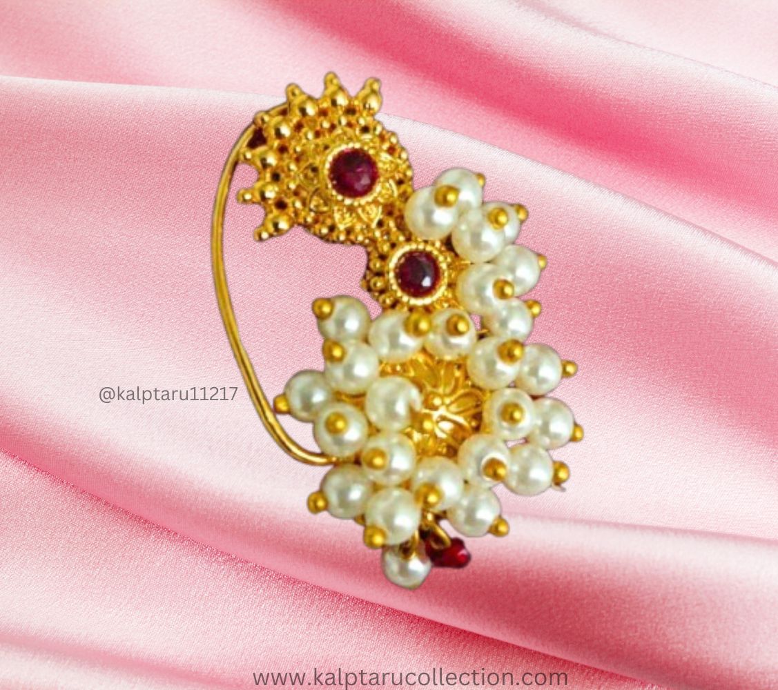Goldplated Pearl Nath
