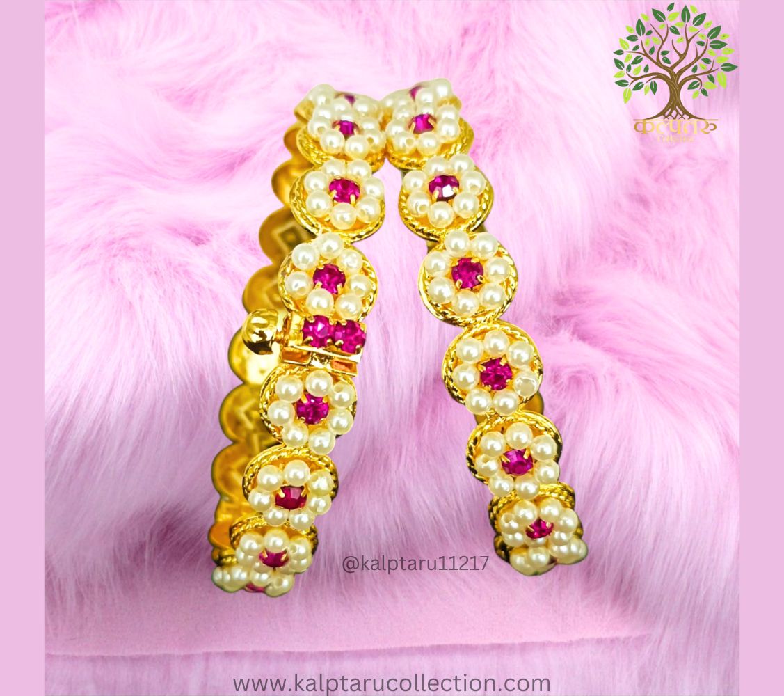 Gold-plated Moti Pichodi Tode – Wedding and festival jewelry by Kalptaru