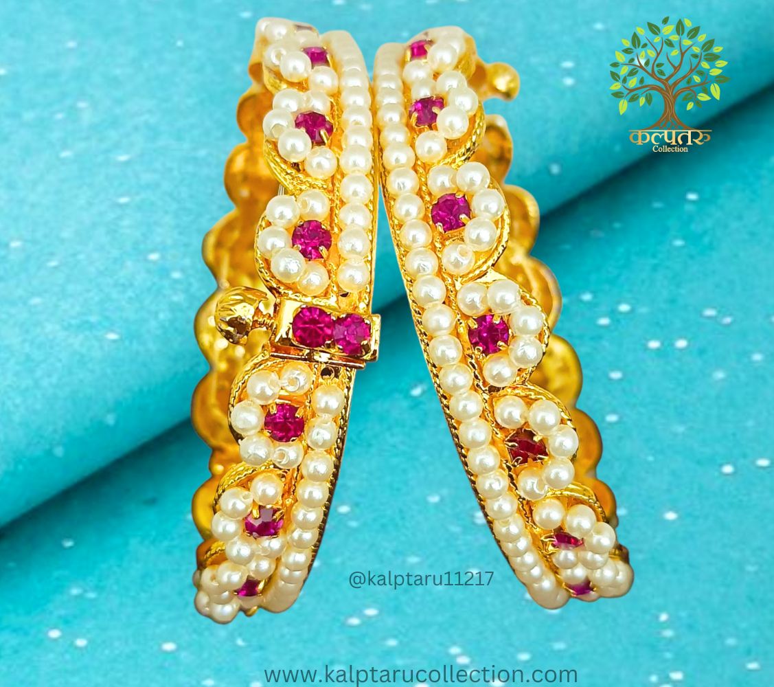 Best pearl jewellery and necklace set combo available at Kalptaru Collection-perfect for bridal and festive wear.