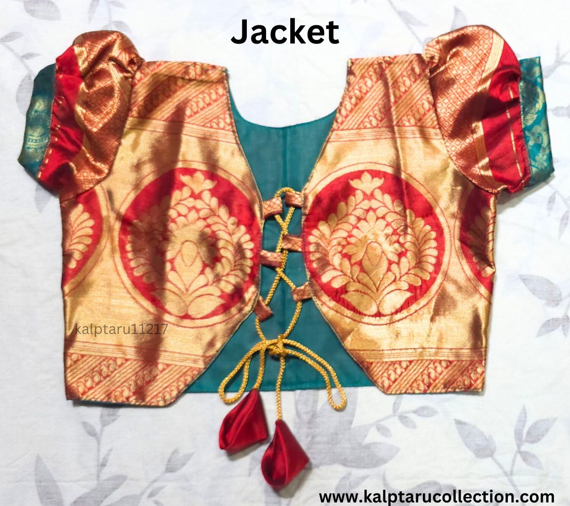 Handcrafted Parkar Polka for Girls|Traditional Kids Dress-Kalptaru11217